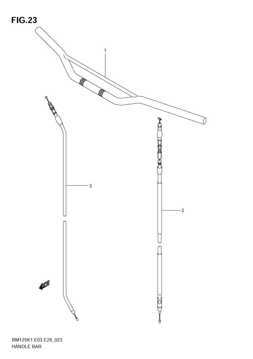 Handlebar (model k1_k2_k3_k4)