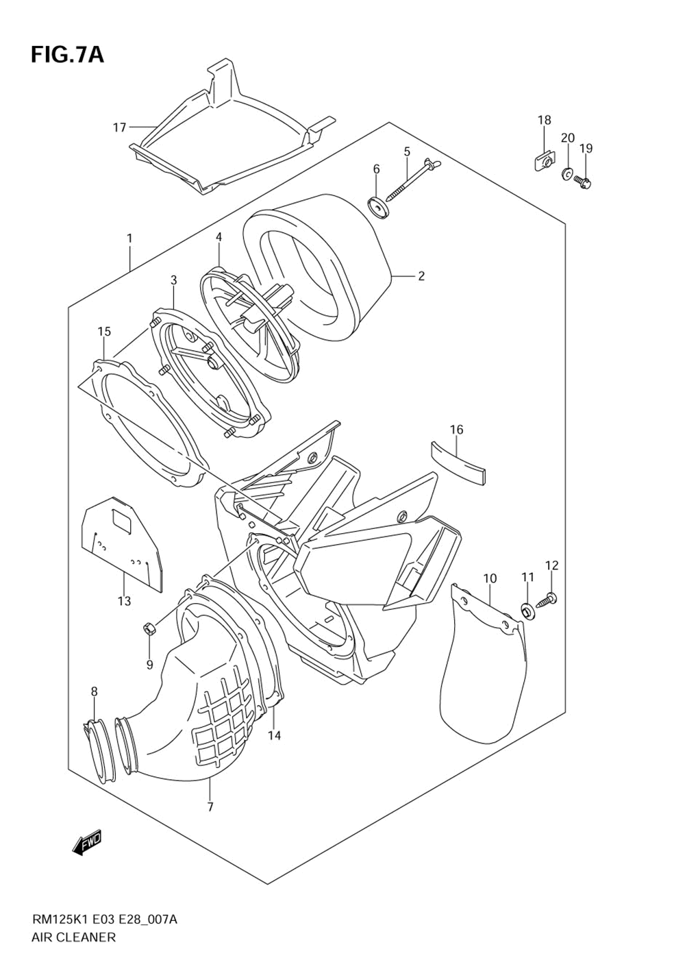 Air cleaner (model k4_k5_k6)