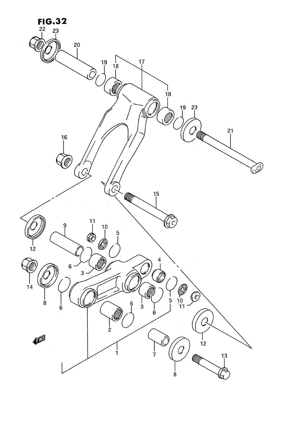 Cushion lever (model n)