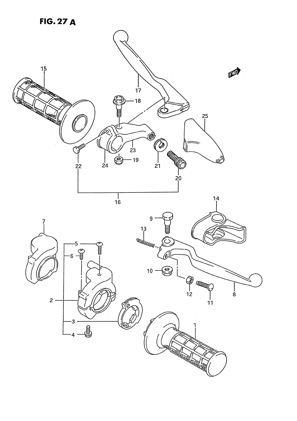 Handle switch (model s)