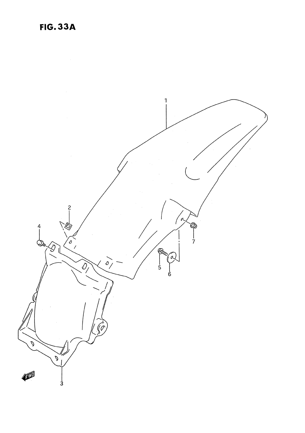 Rear fender (model p_r_s)