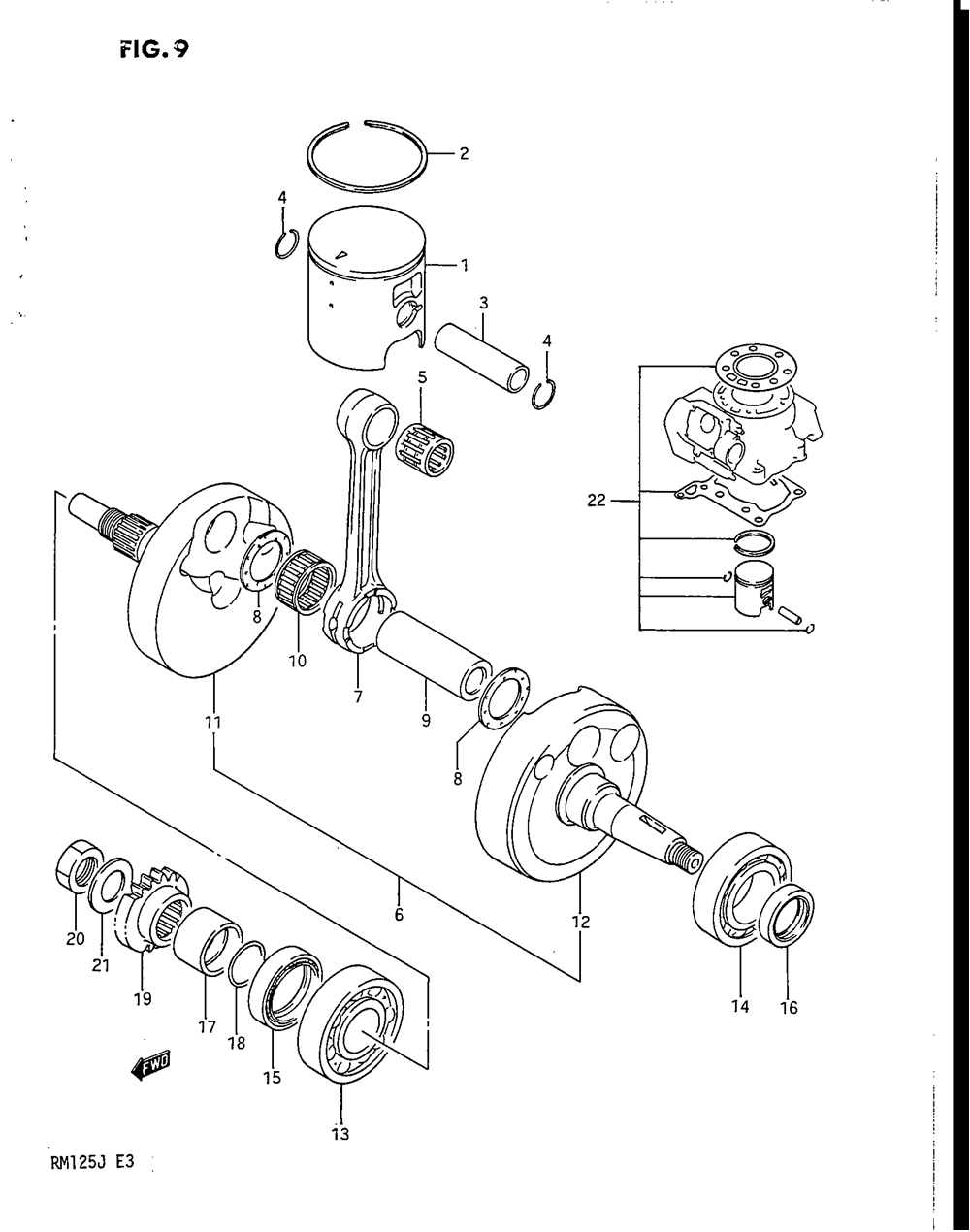 Crankshaft (model h)