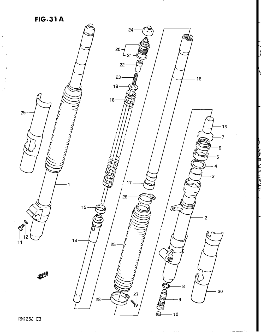 Front fork (model j)