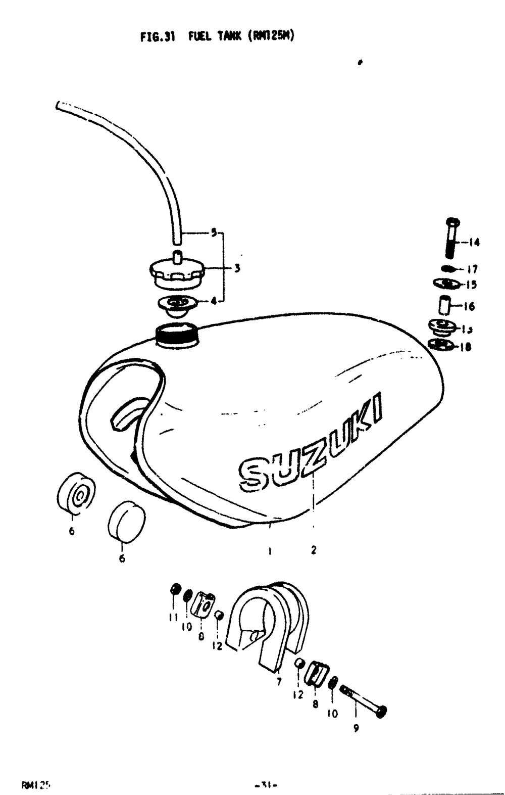 Fuel tank (rm125m)