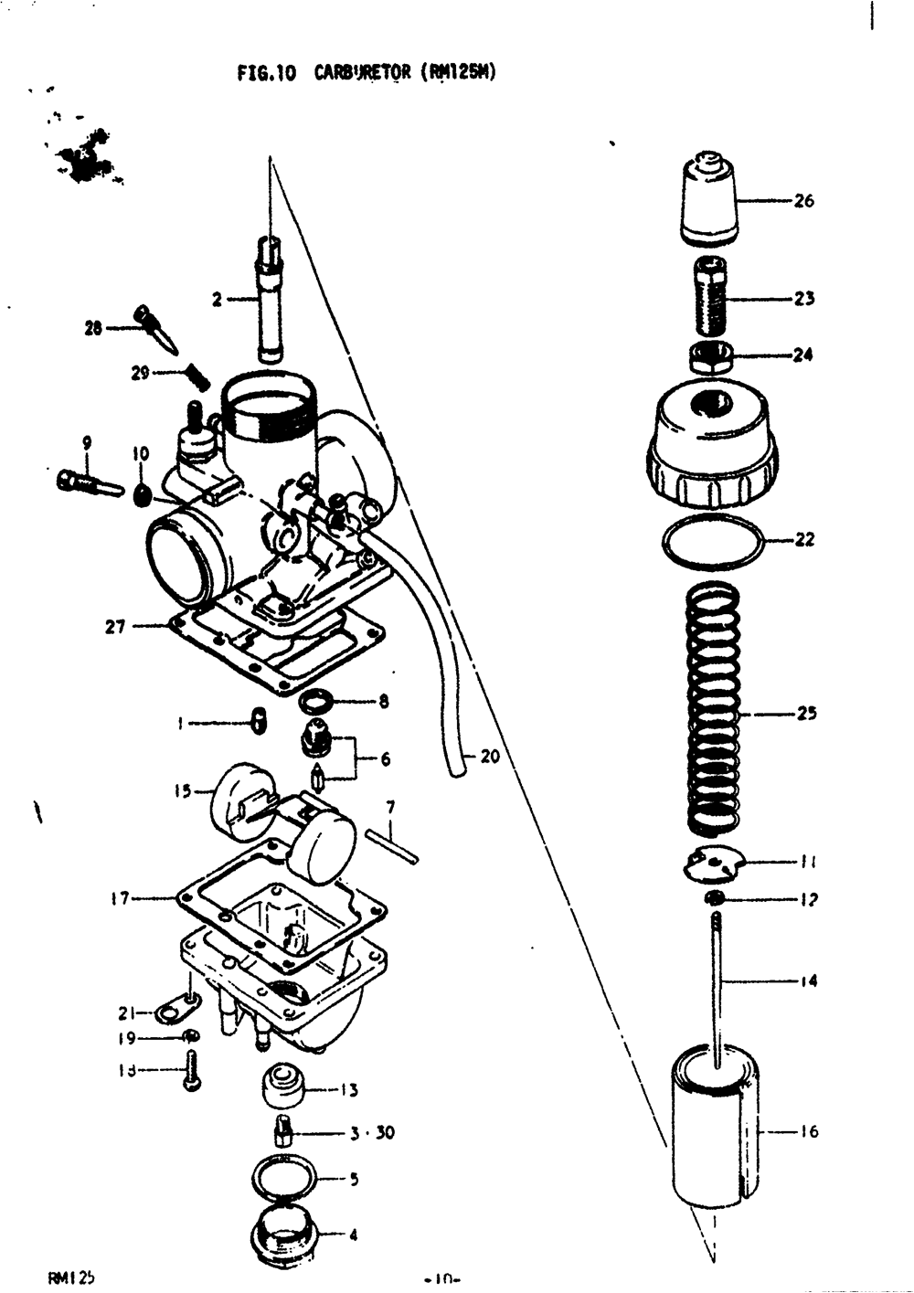 Carburetor (rm125m)