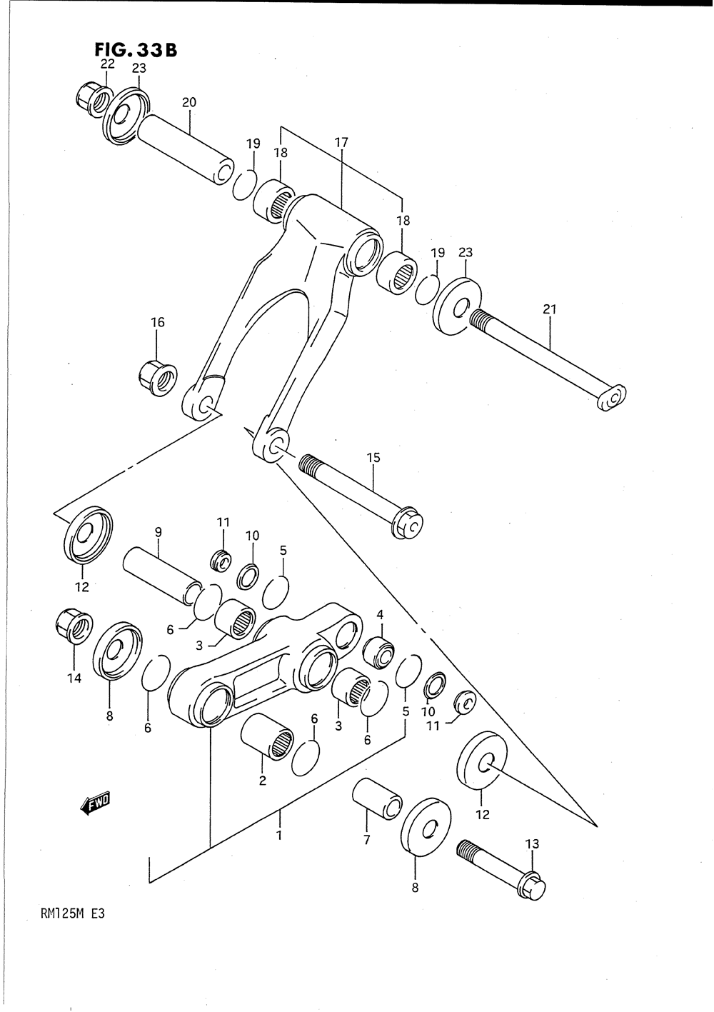 Cushion lever (model m)