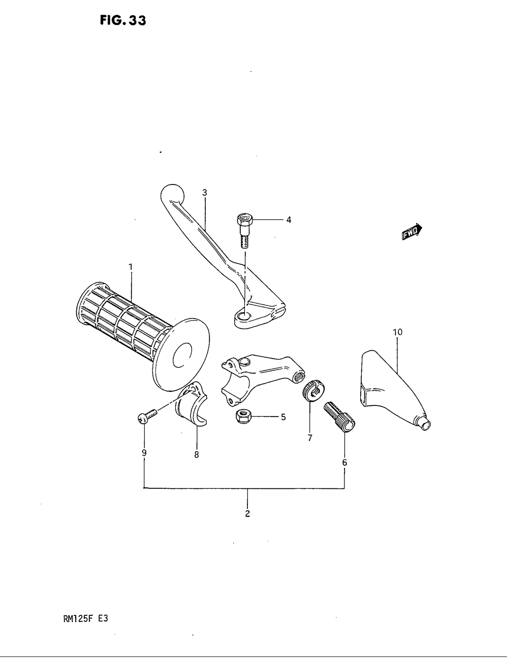 Left handle switch (model e)