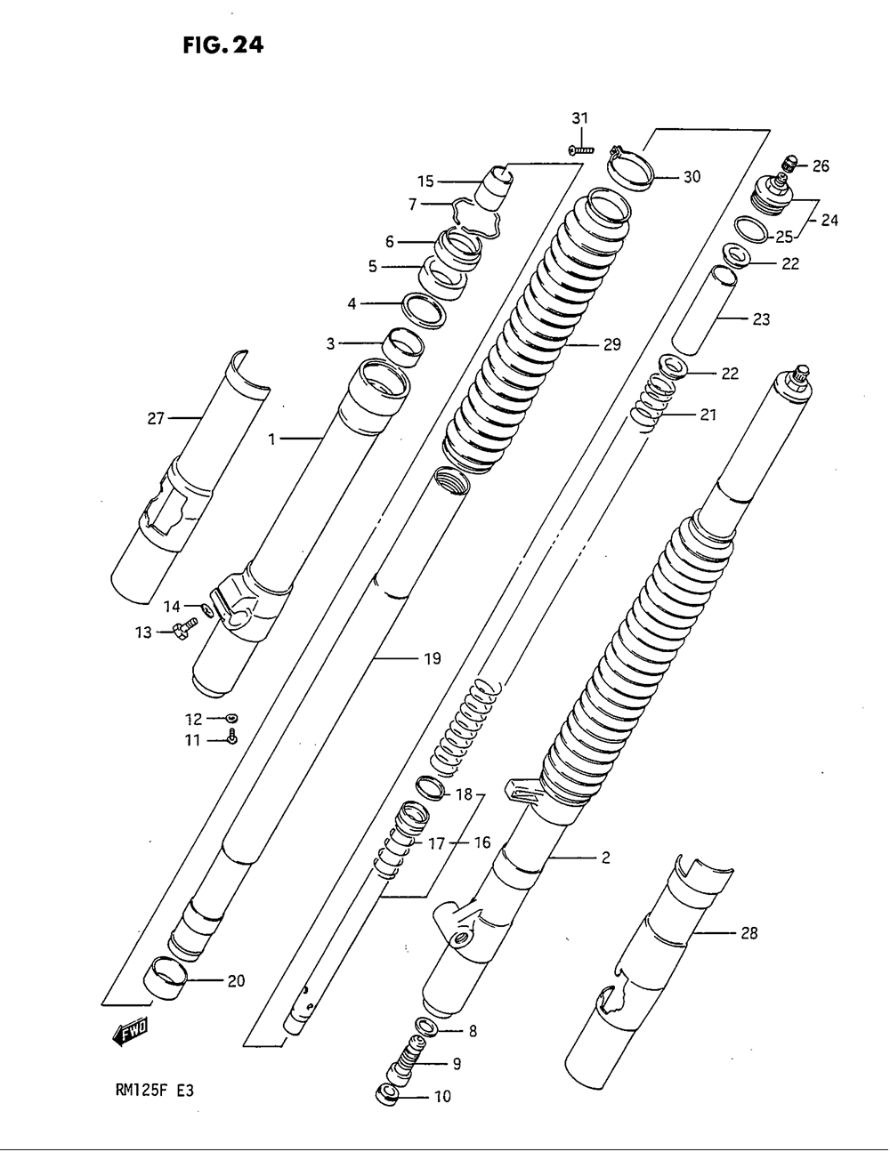 Front fork (model f)