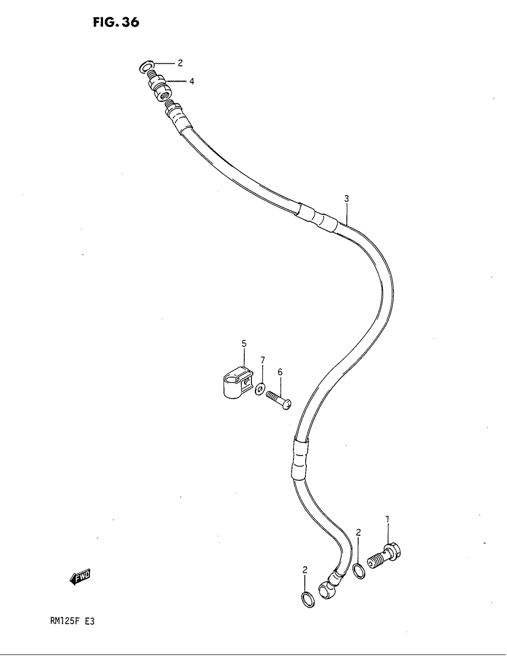 Front hose (model f)