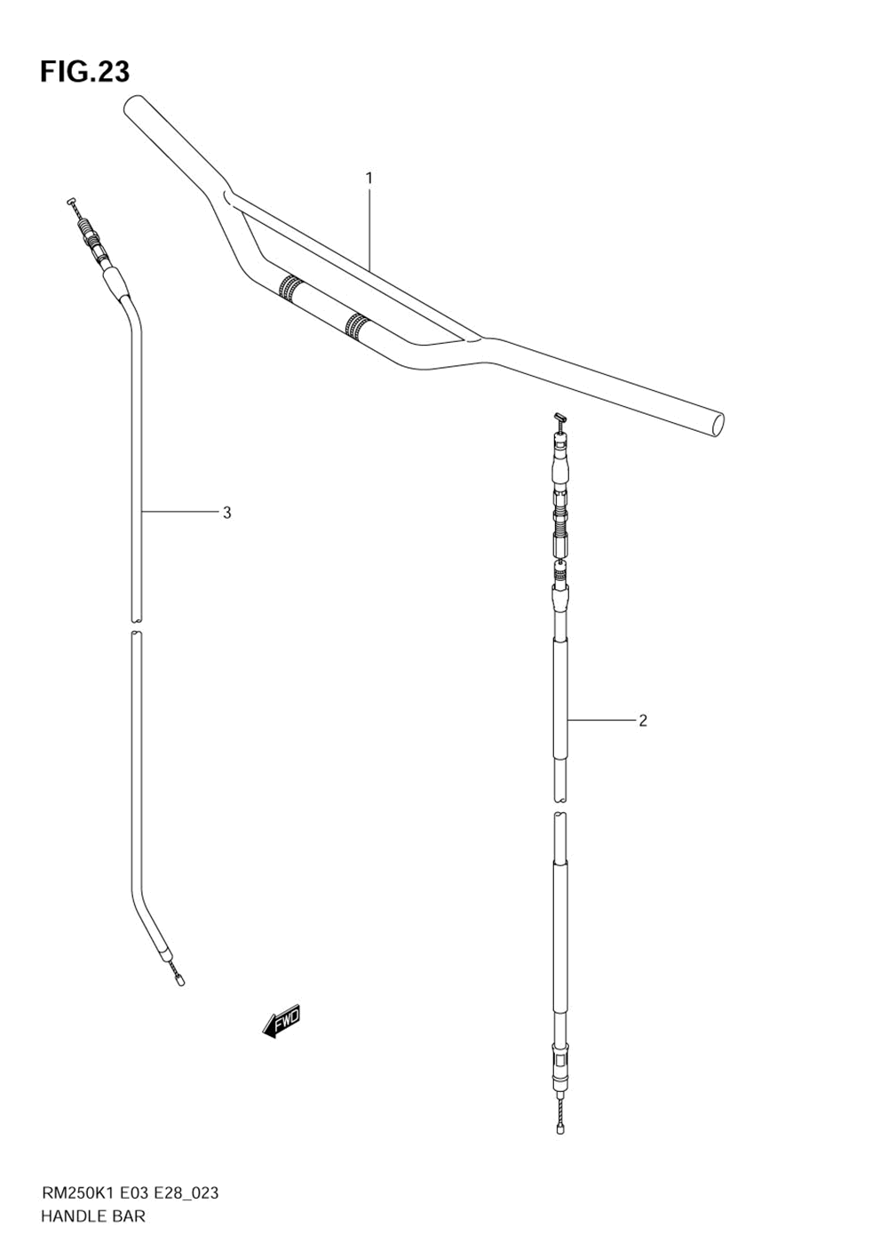 Handlebar (model k1_k2_k3_k4)