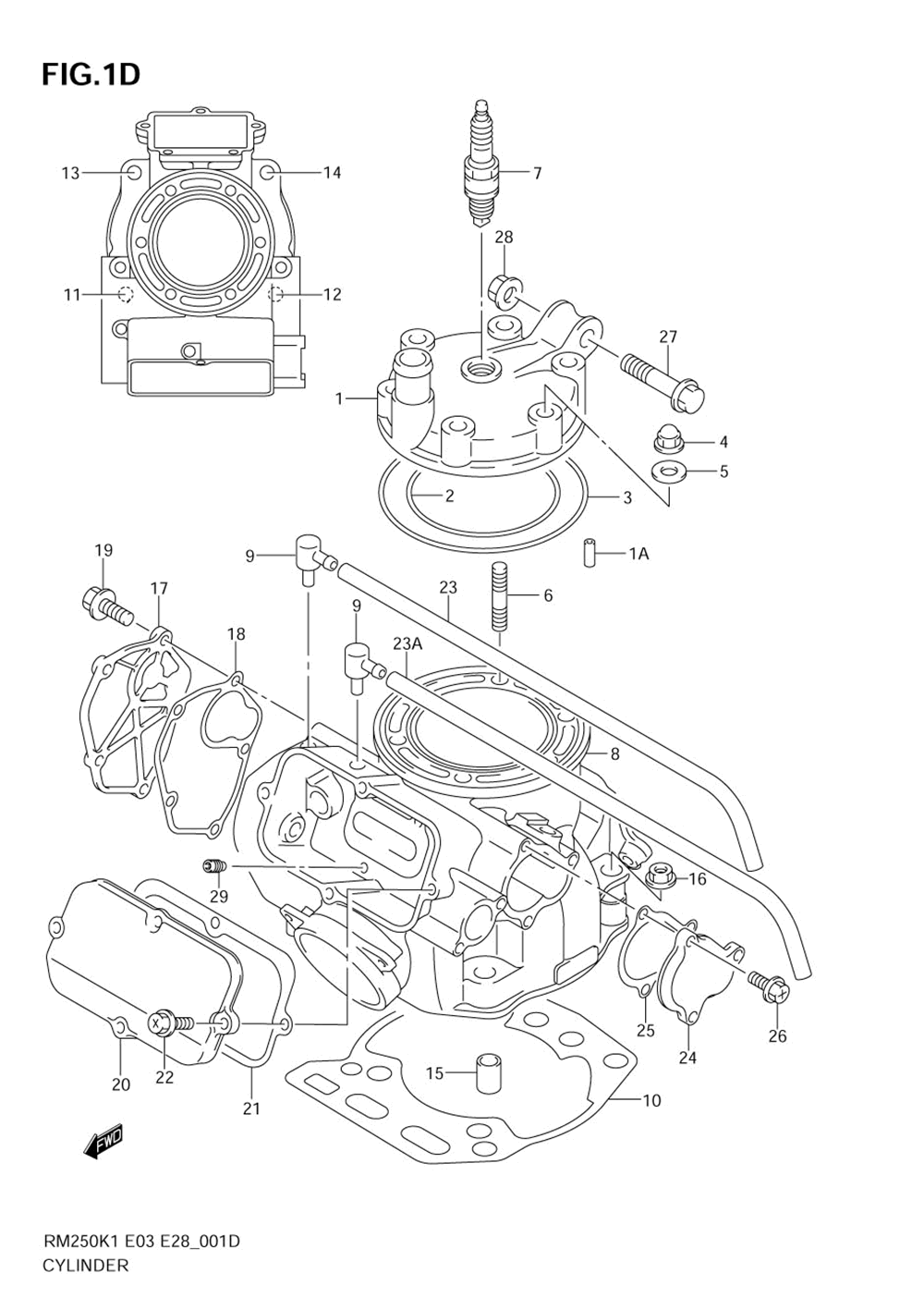 Cylinder (model k3_k4_k5)