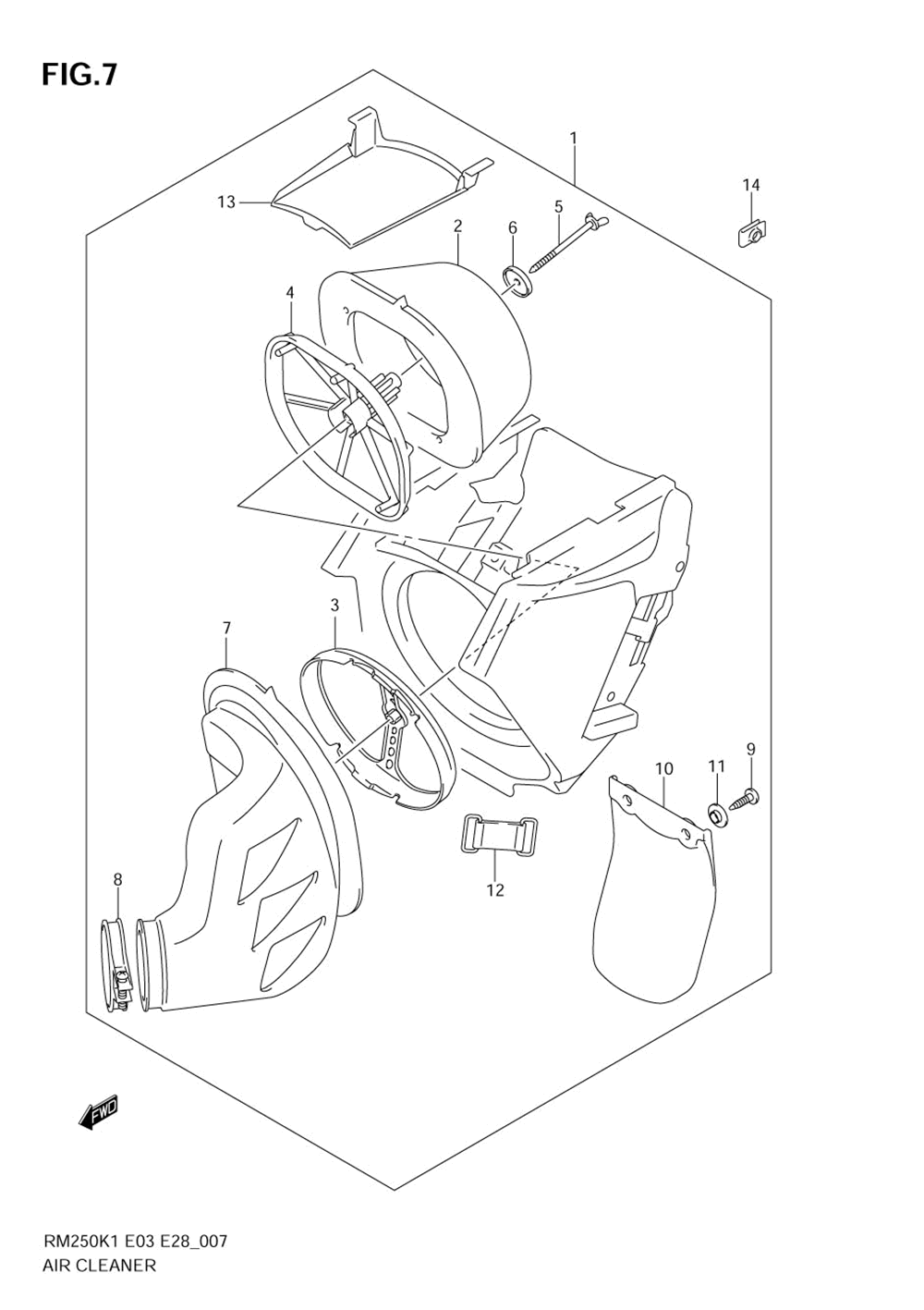 Air cleaner (model k1_k2)