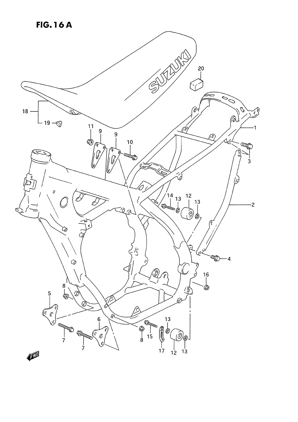 Frame - seat (model r_s)