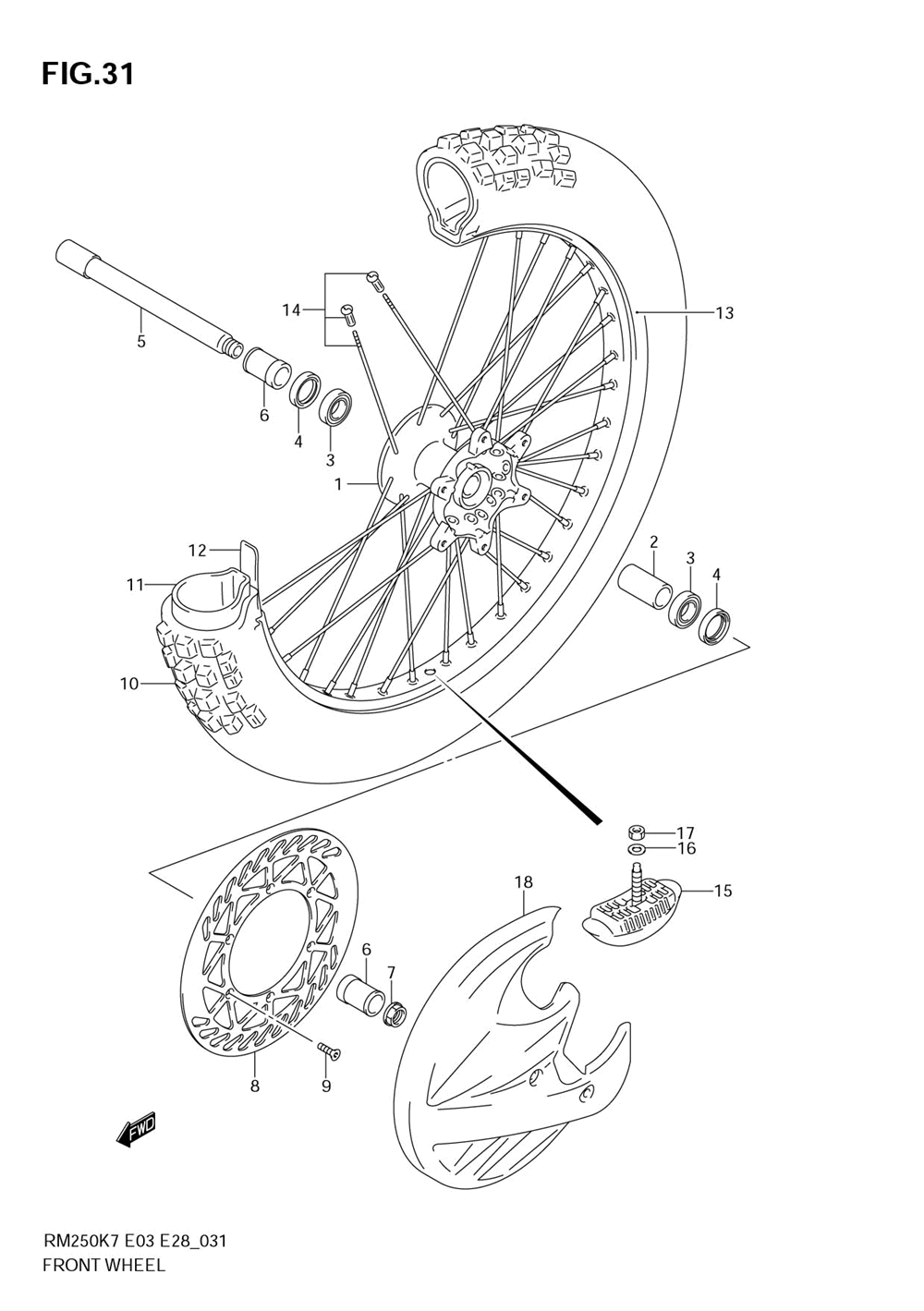 Front wheel