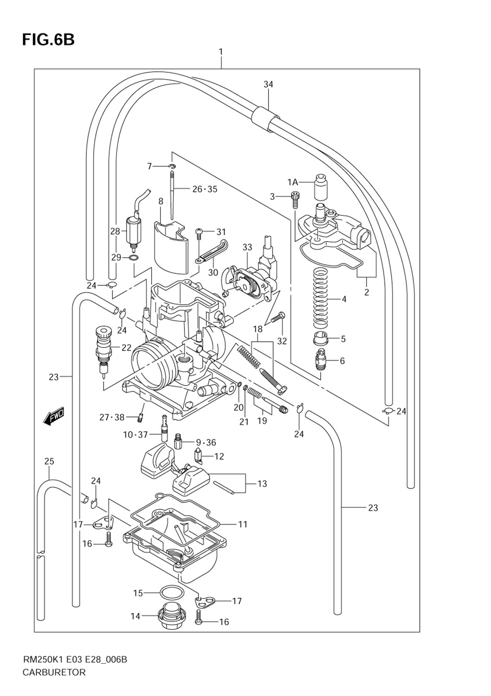 Carburetor (model k3)