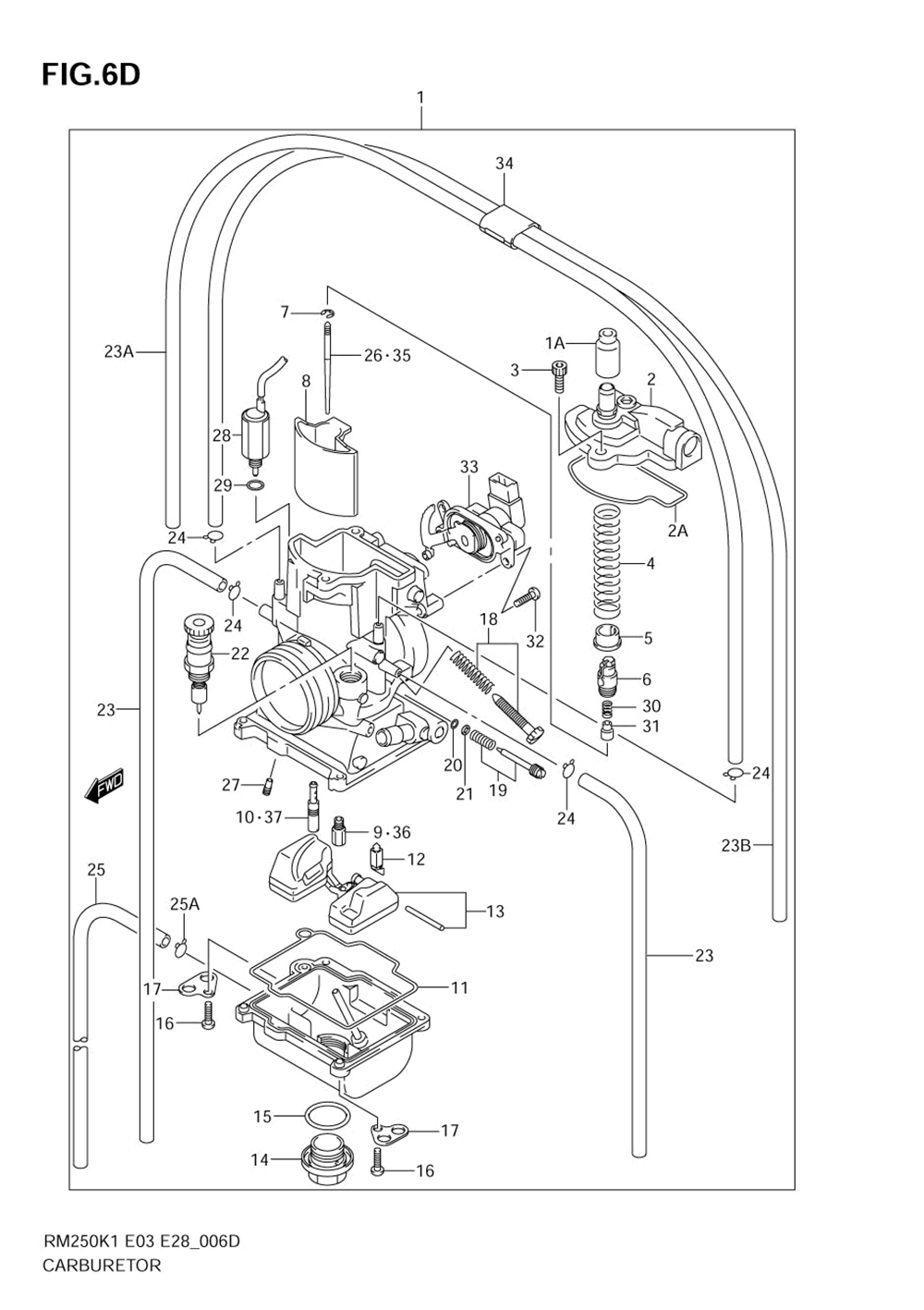 Carburetor (model k5)