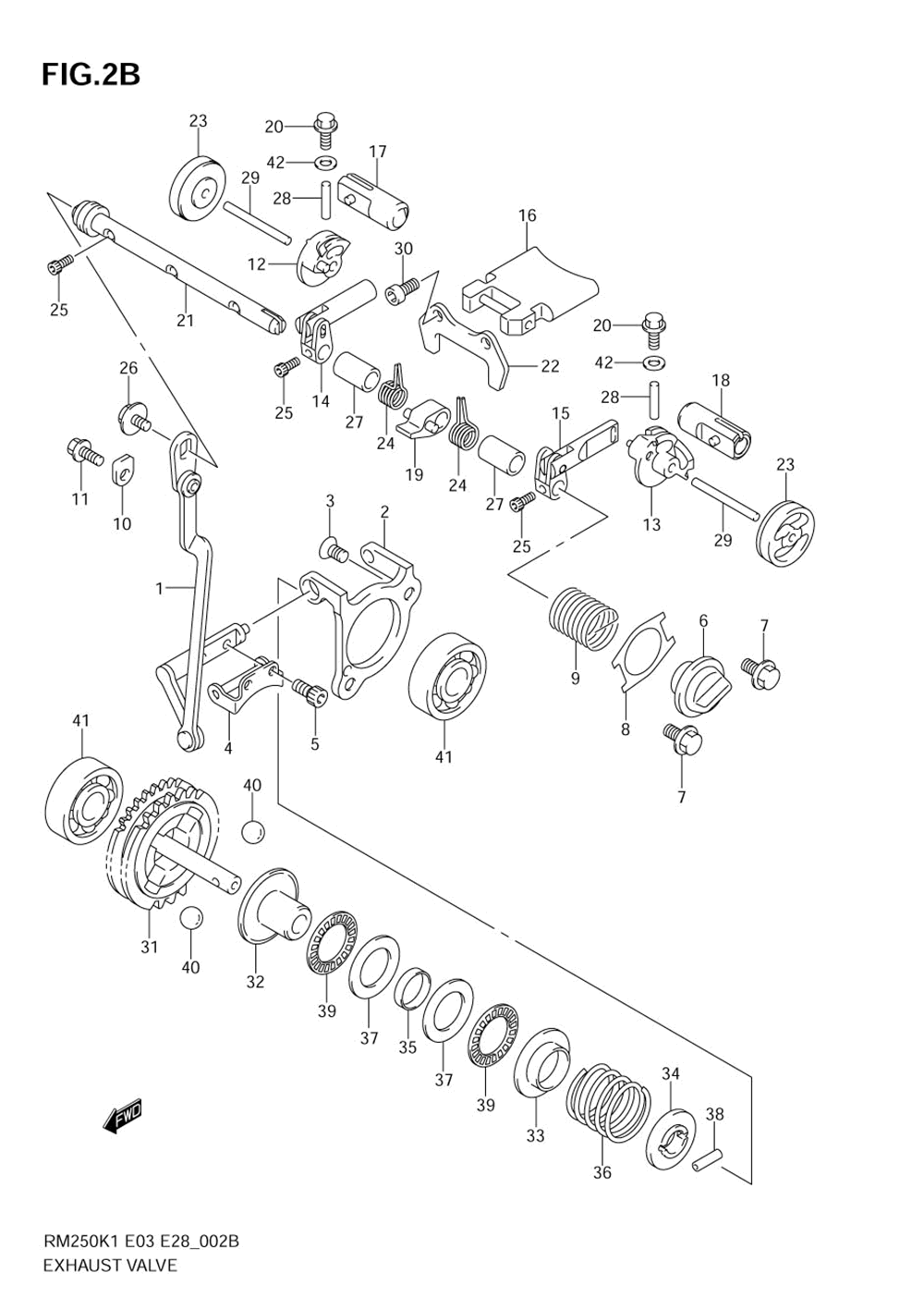 Exhaust valve (model k3_k4_k5)