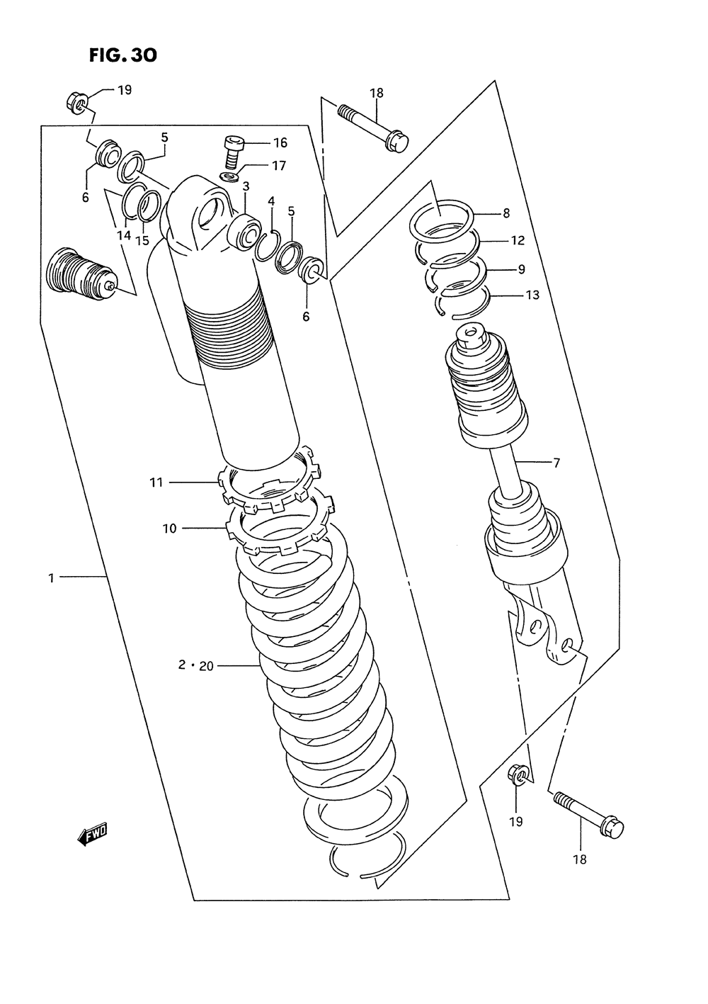 Shock absorber (model p)