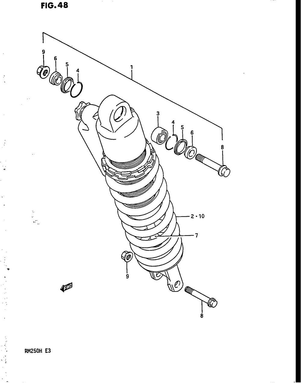 Shock absorber (model h)