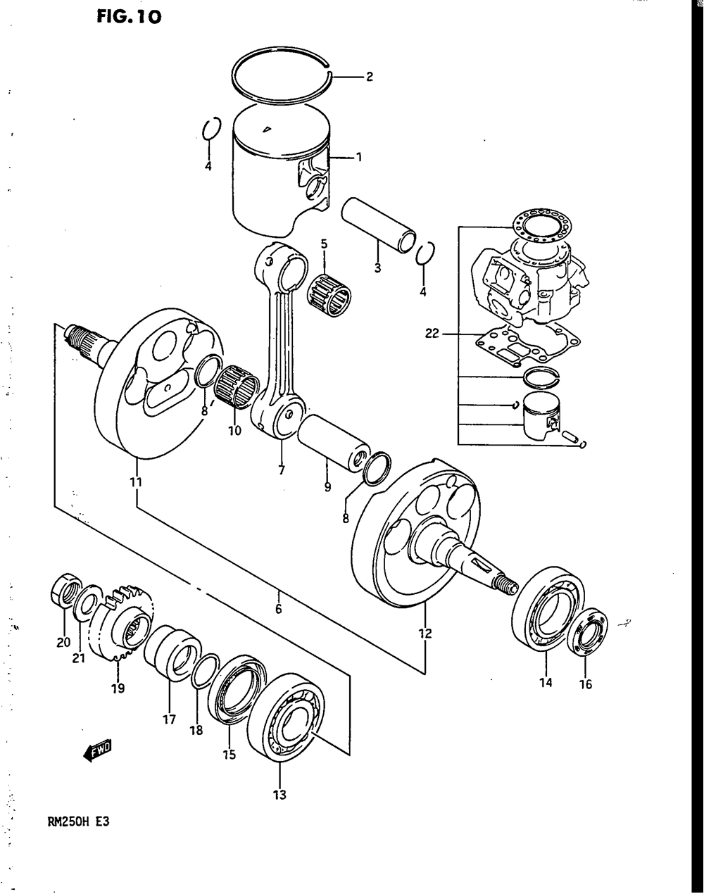 Crankshaft (model h)