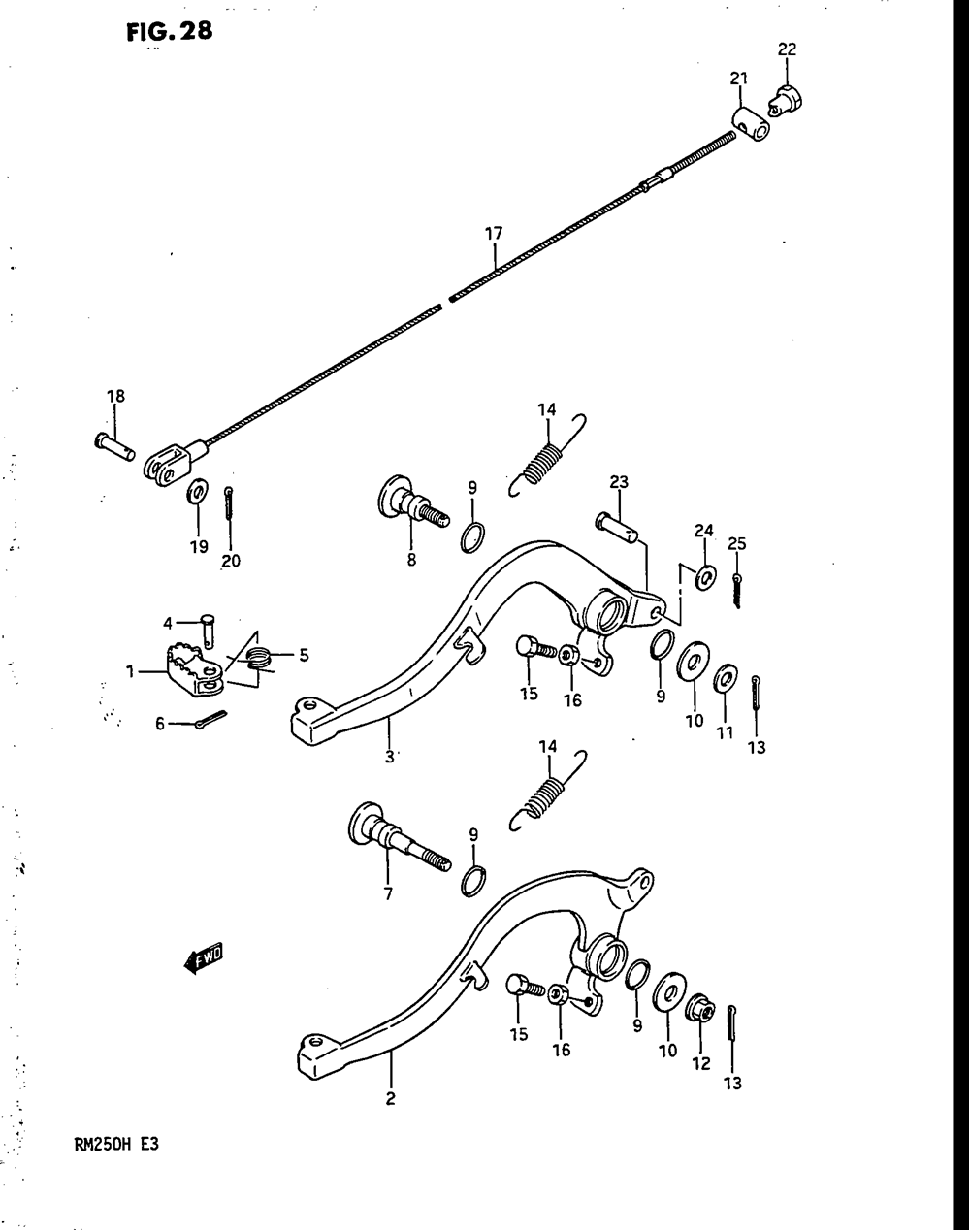 Rear brake