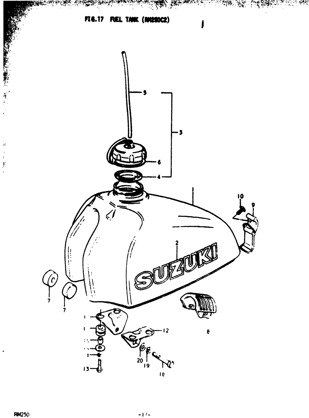 Fuel tank (rm250c2)