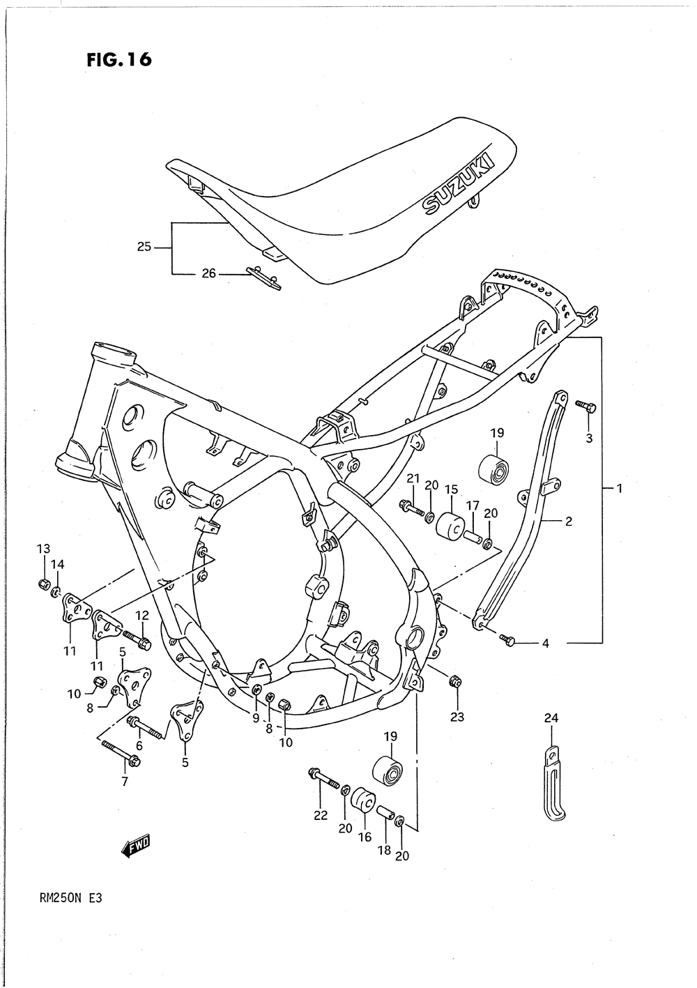 Frame - seat