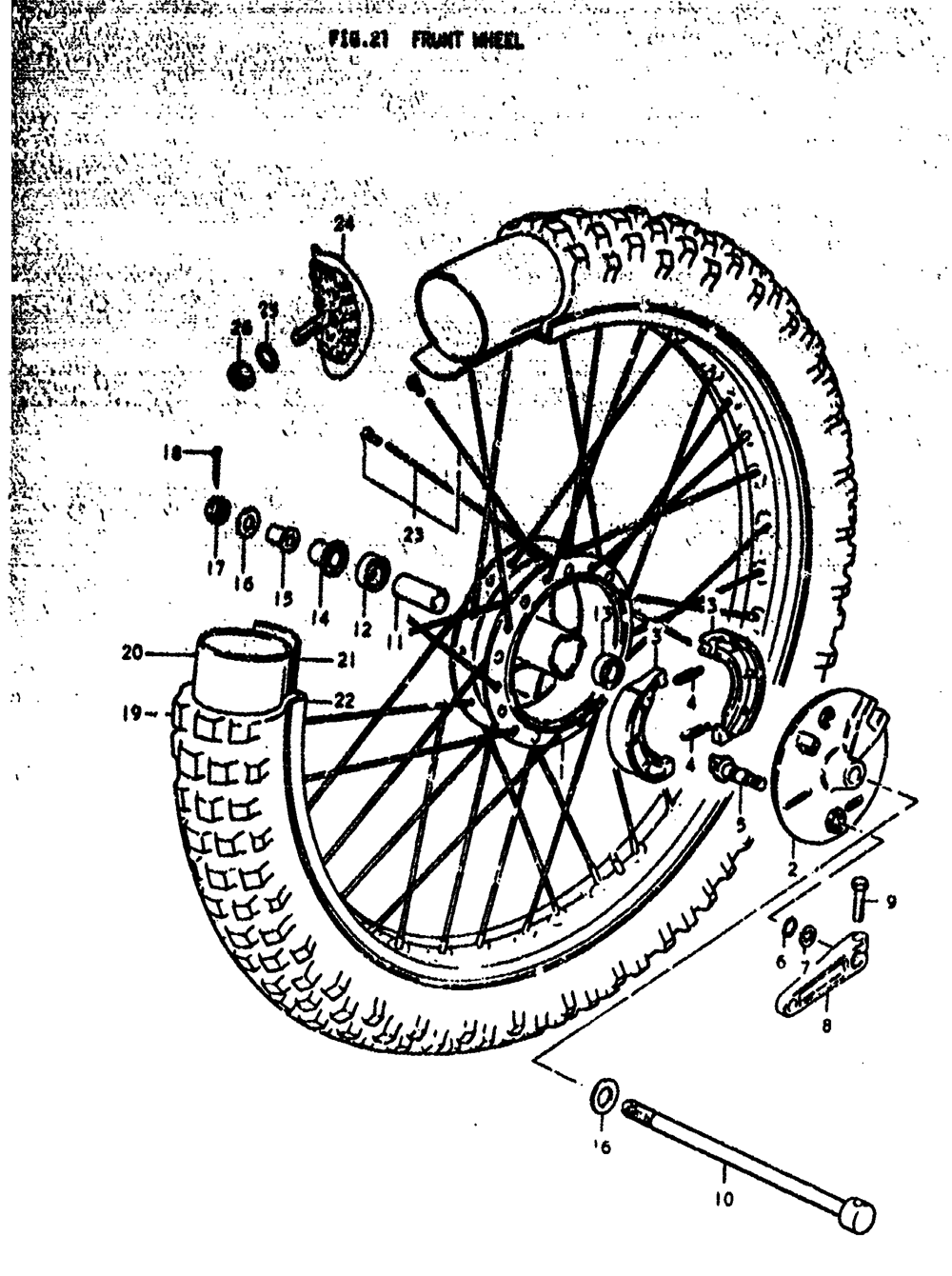 Front wheel