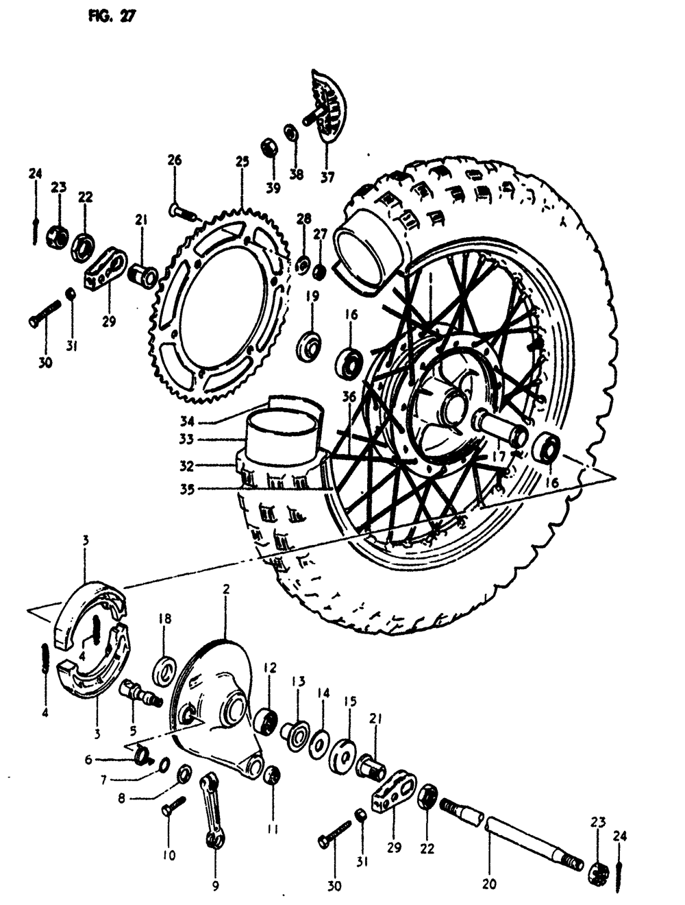 Rear wheel