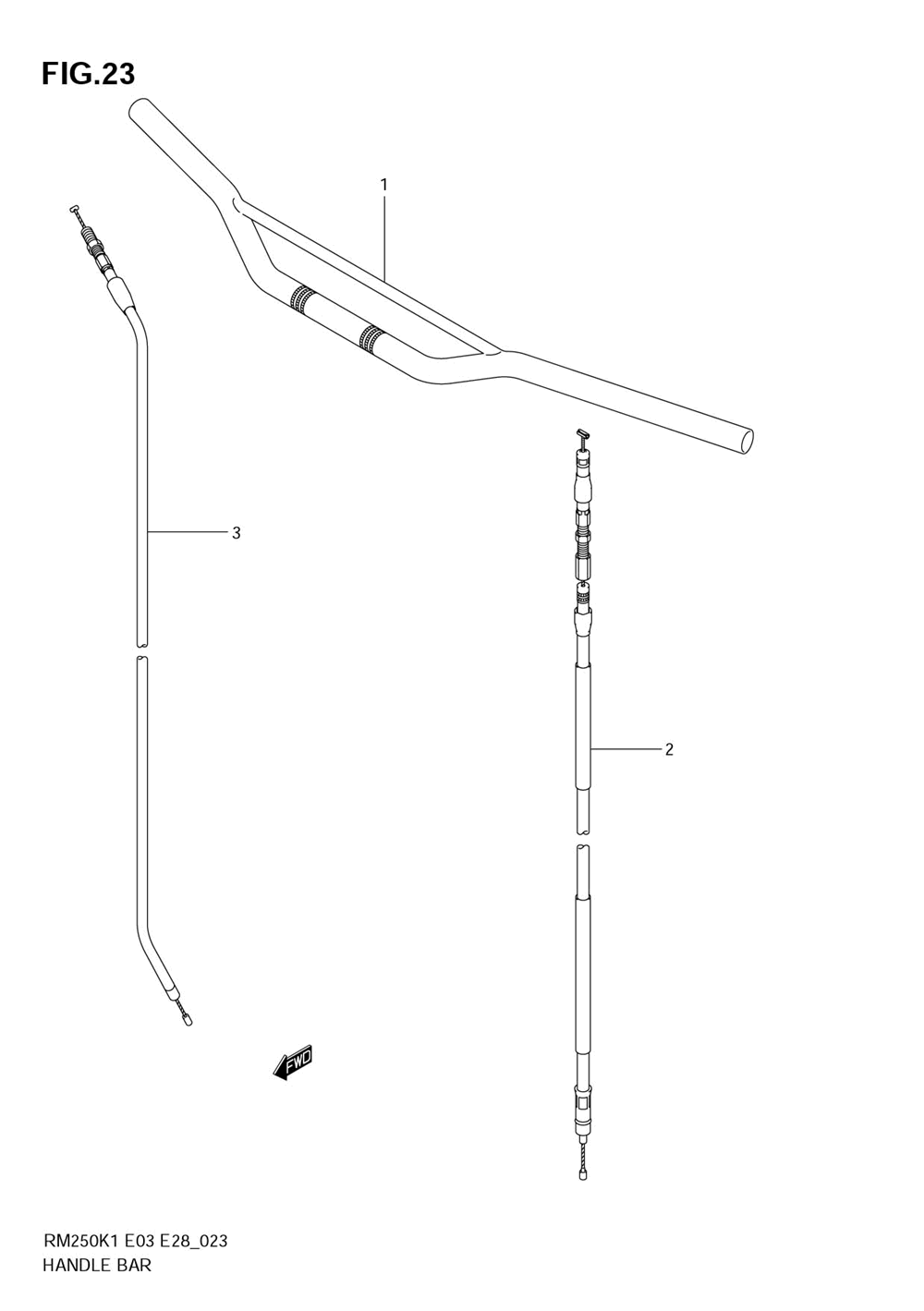 Handlebar (model k1_k2_k3_k4)