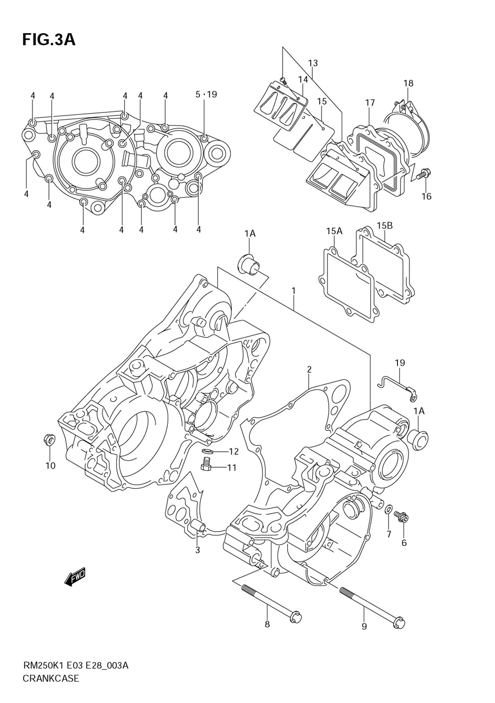 Crankcase (model k3_k4_k5_k6)