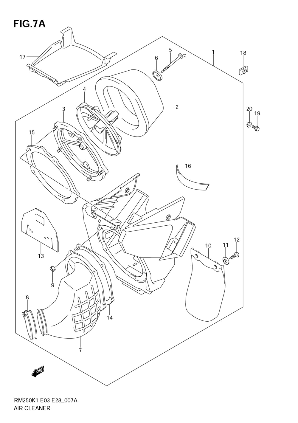 Air cleaner (model k3_k4_k5_k6)