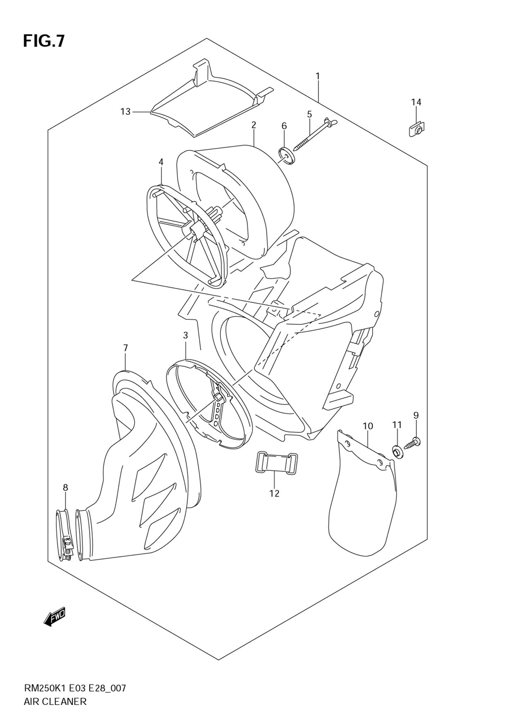 Air cleaner (model k1_k2)