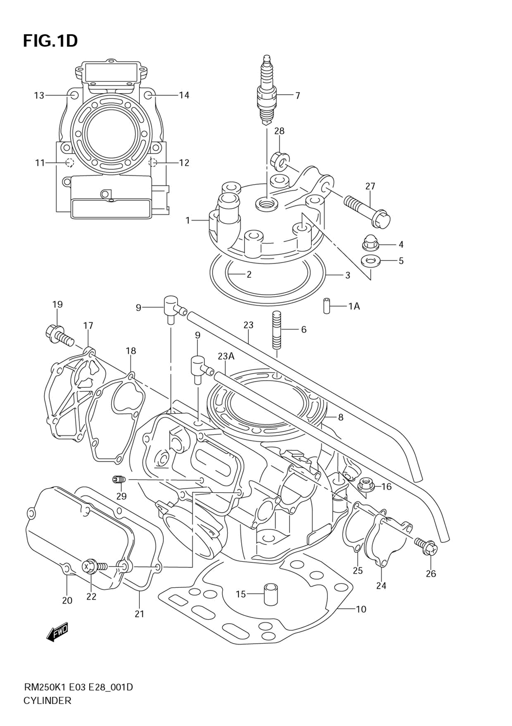 Cylinder (model k3_k4_k5_k6)