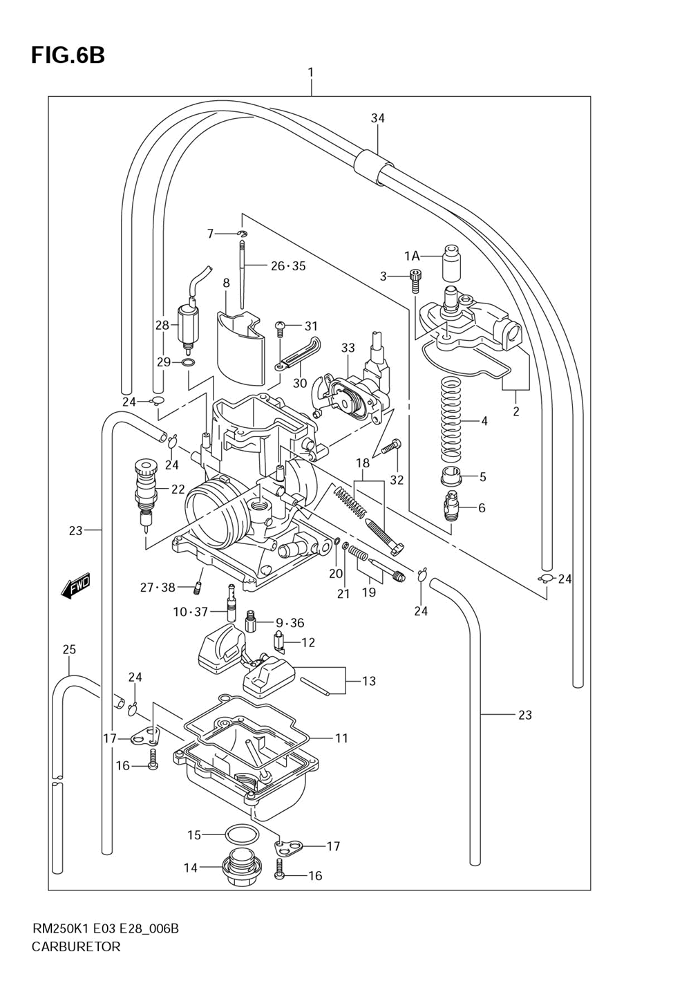 Carburetor (model k3)