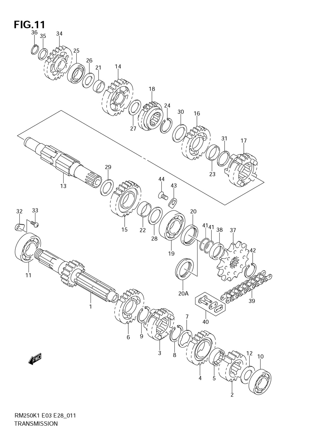 Transmission (model k1_k2_k3)