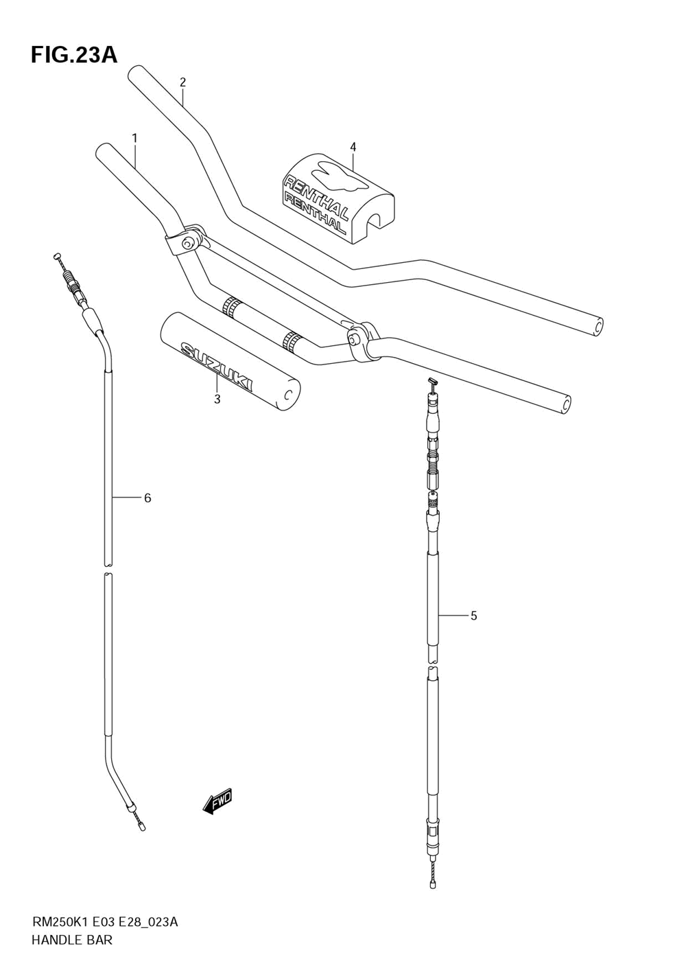 Handlebar (model k5_k6)