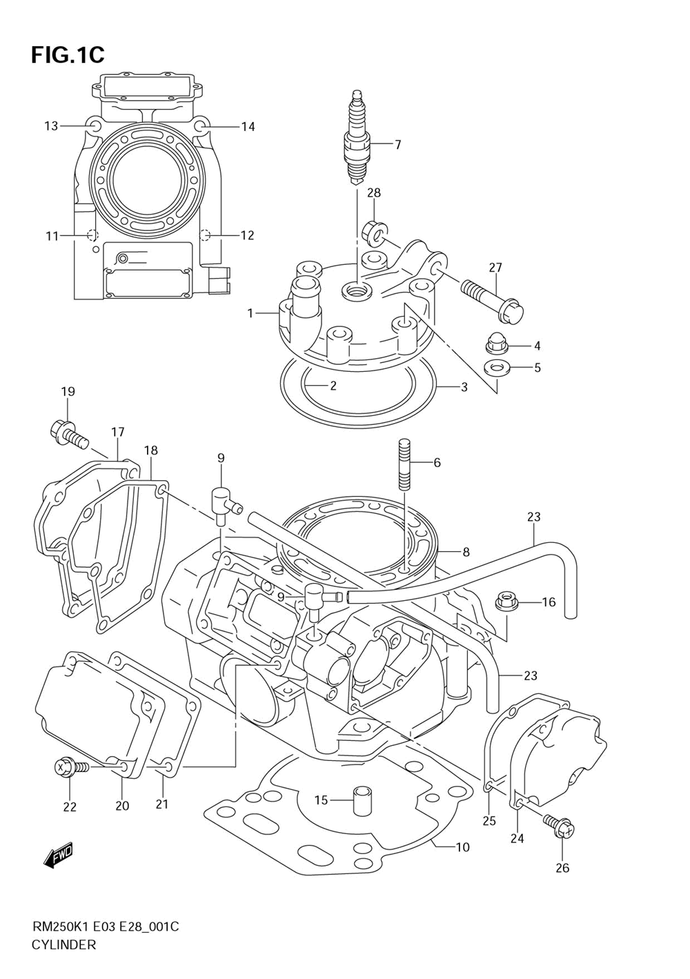 Cylinder (model k2)