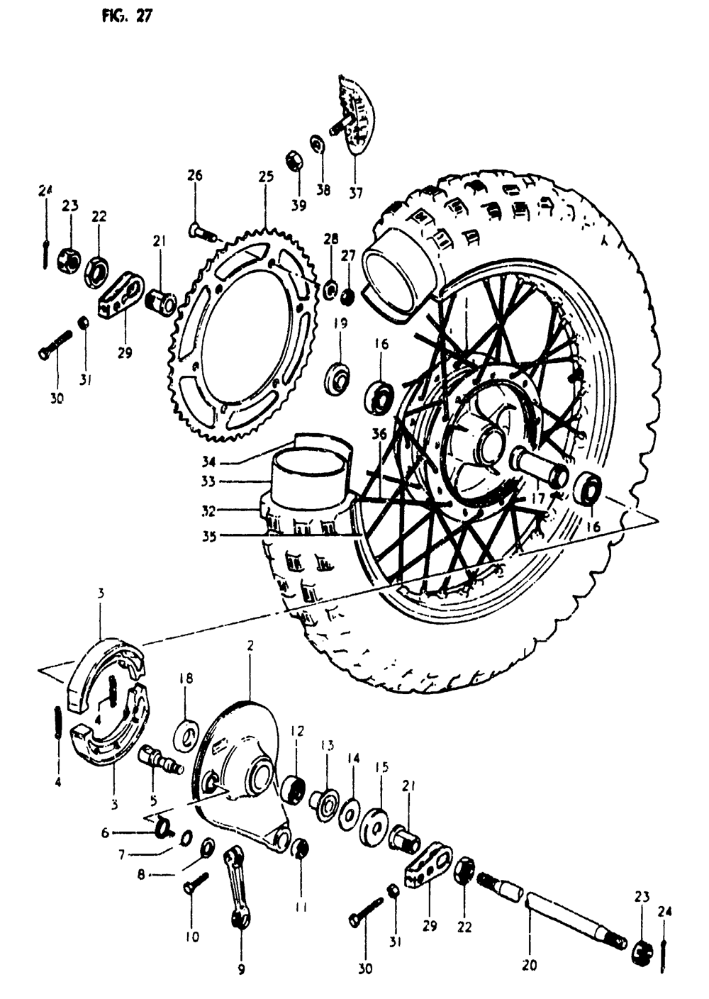 Rear wheel