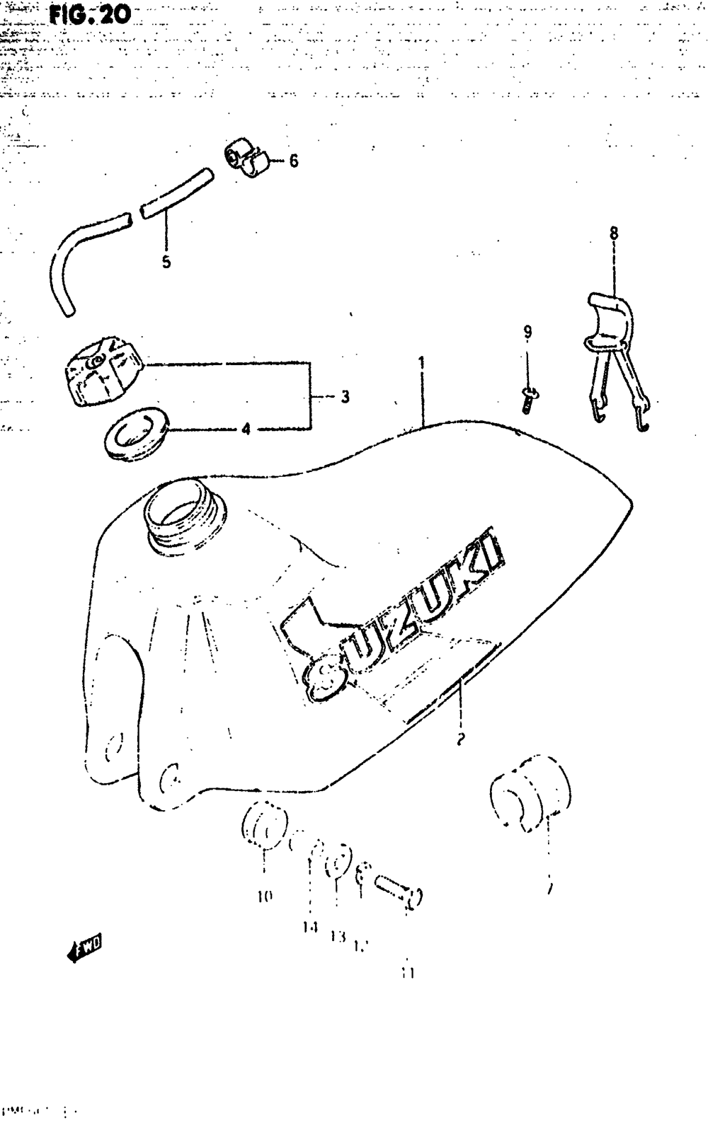 Fuel tank (model e)