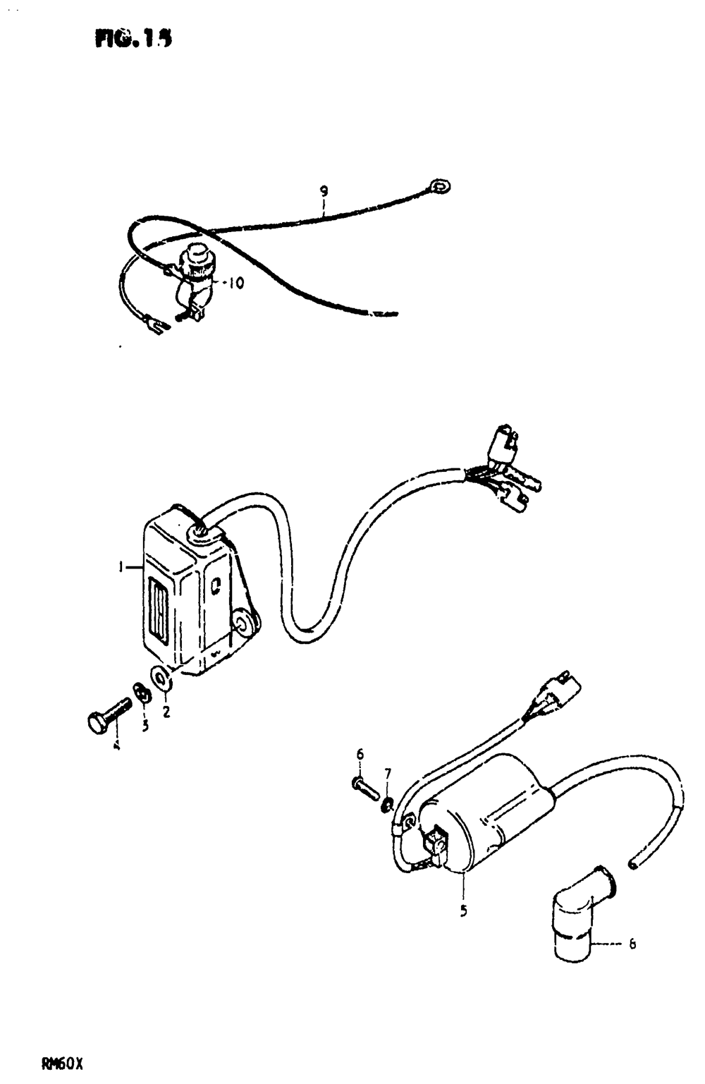 Cdi unit - ignition coil (rm60n