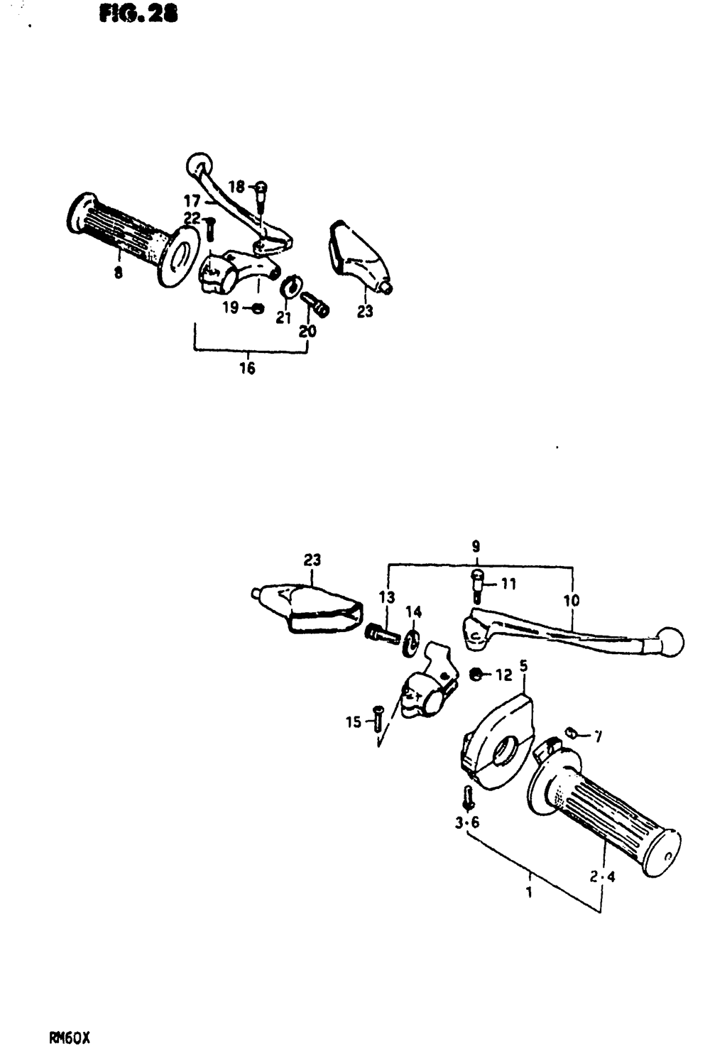 Handle grip - handle switch