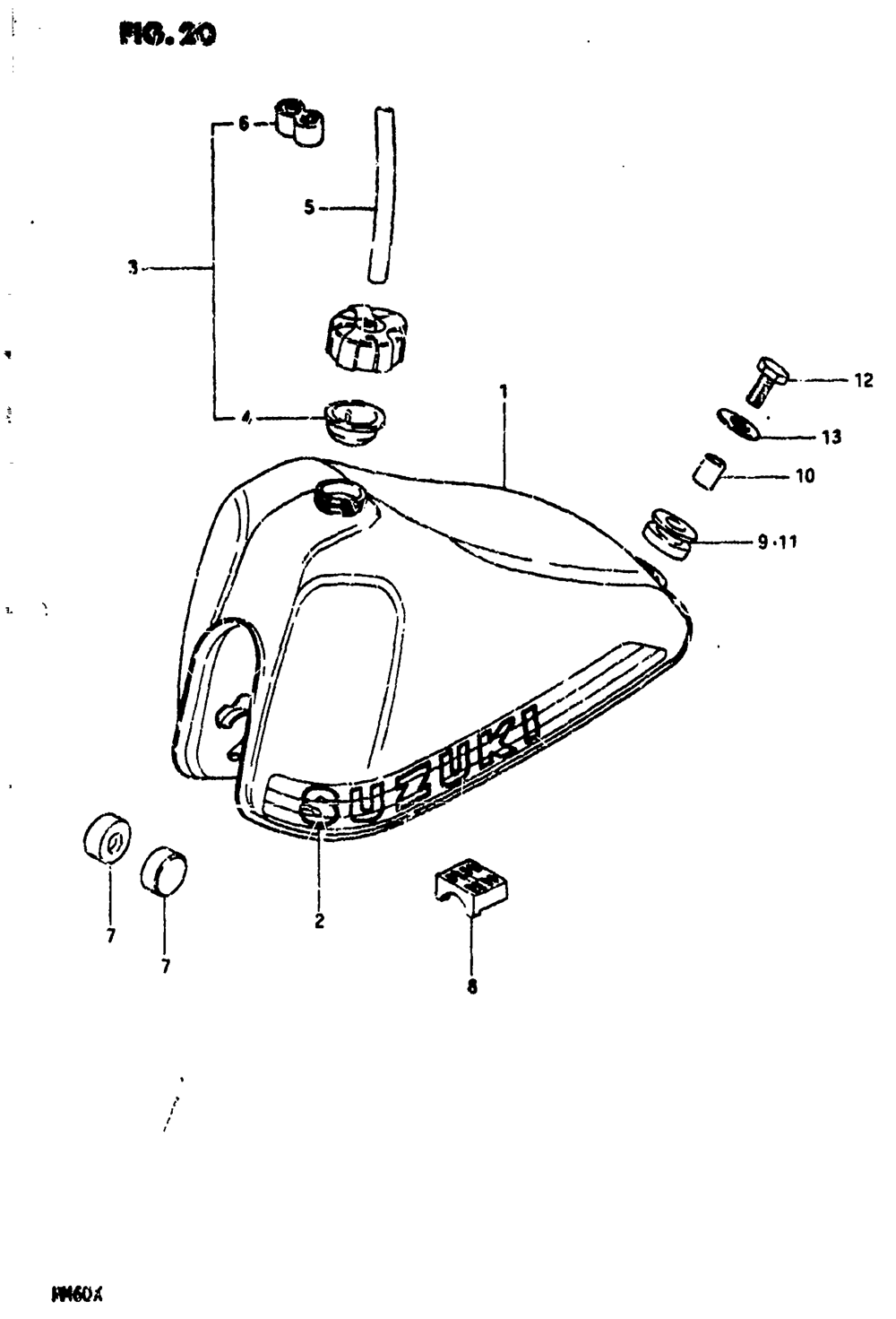 Fuel tank (rm60x)