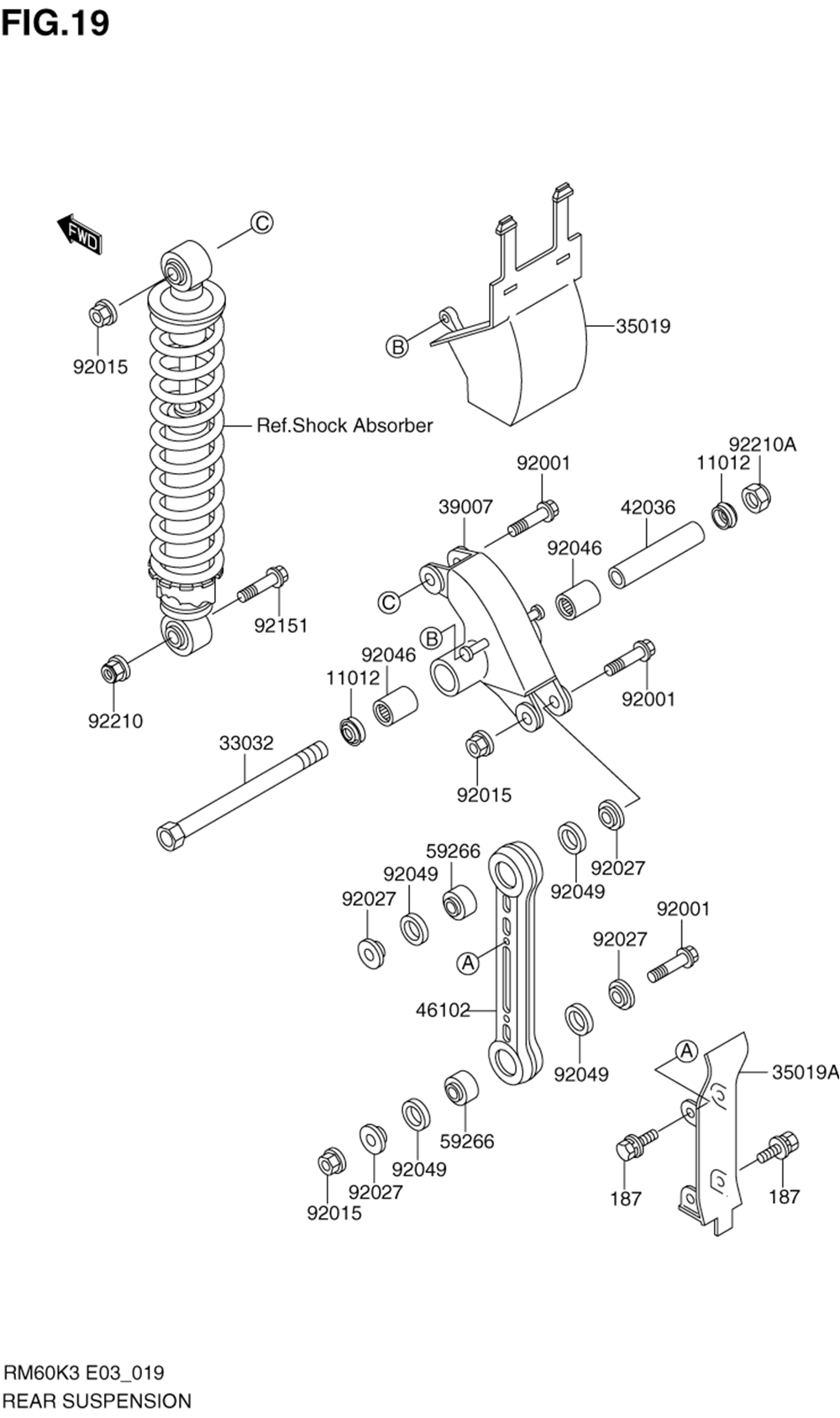 Rear suspension