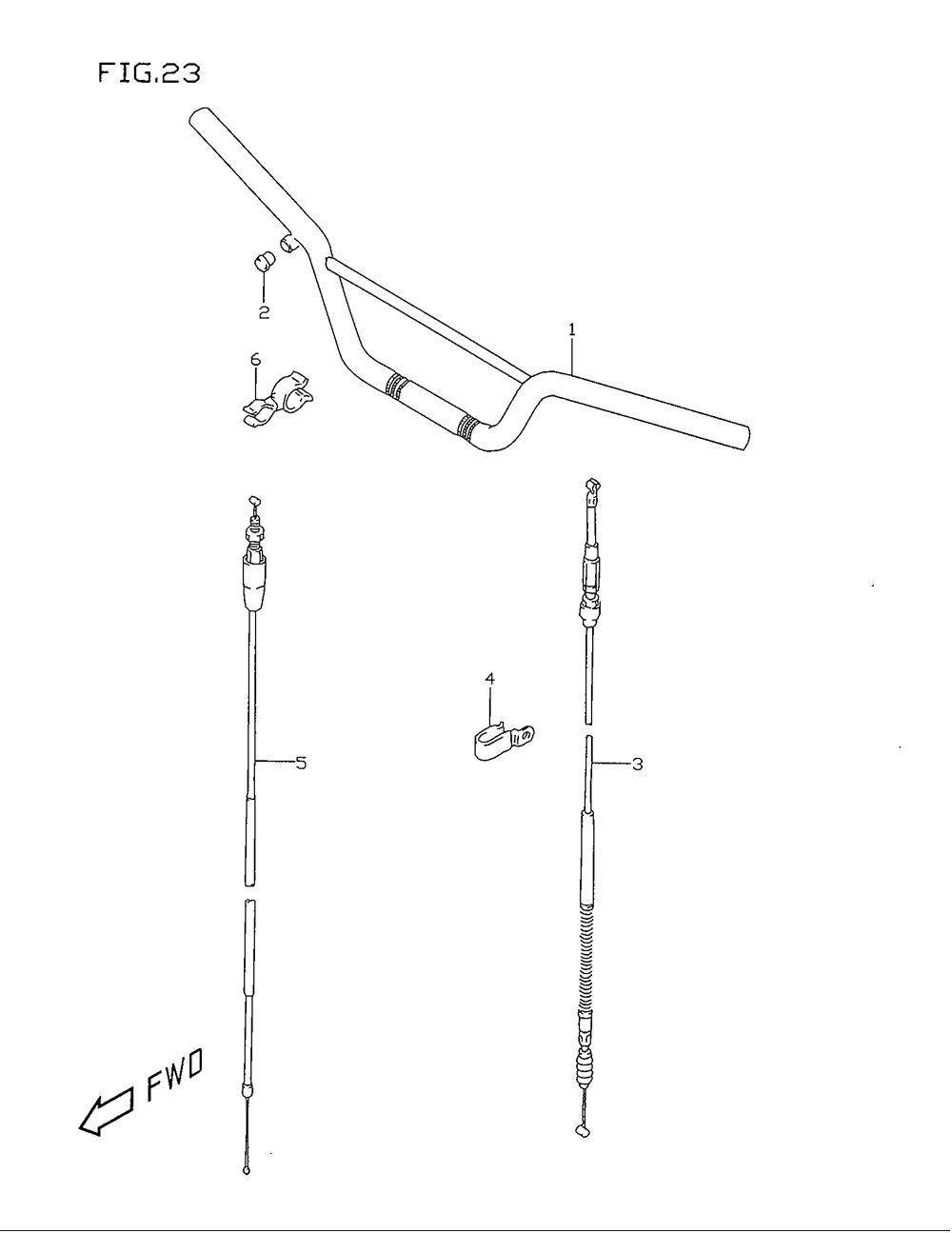 Handlebar - cable