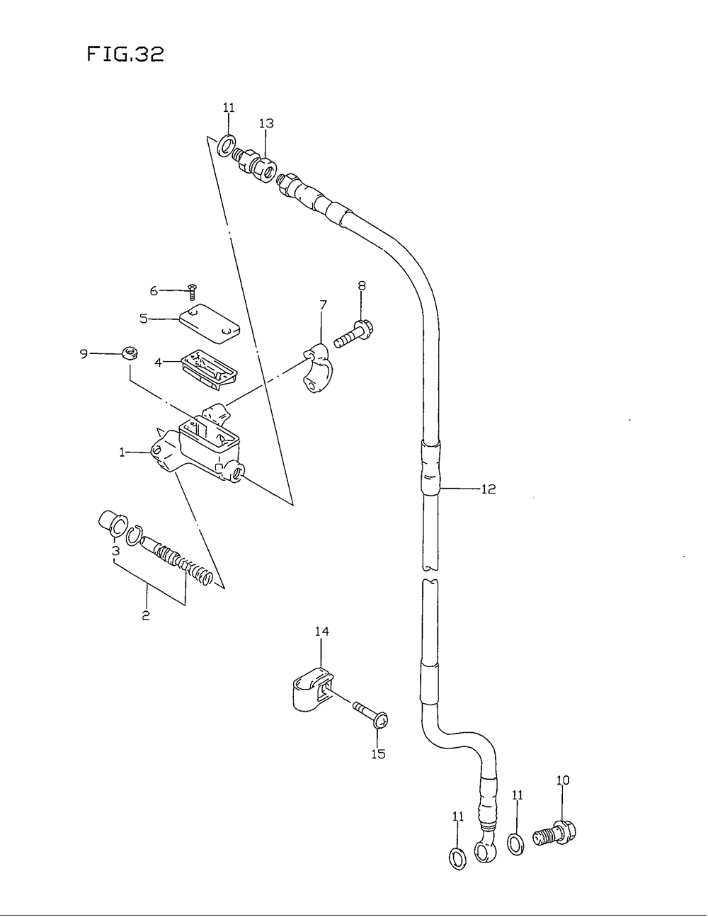 Front master cylinder