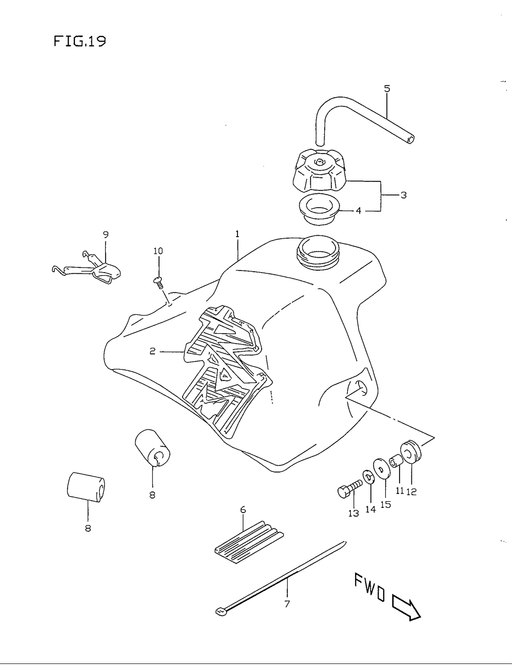 Fuel tank (model t)