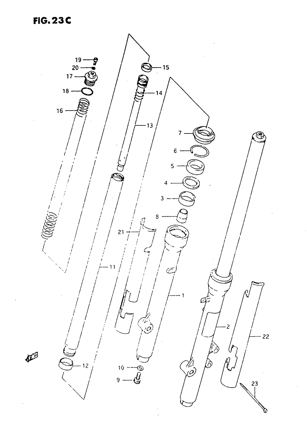 Front fork (model s)