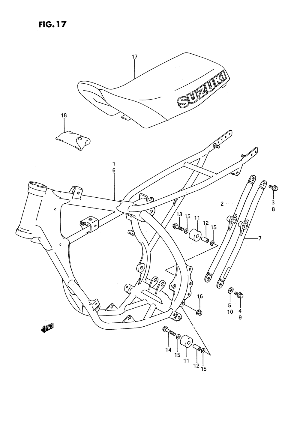 Frame - seat (model h_j_k_l)