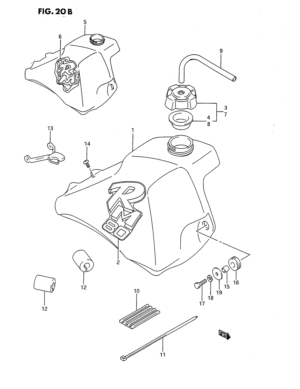 Fuel tank (model l_m)